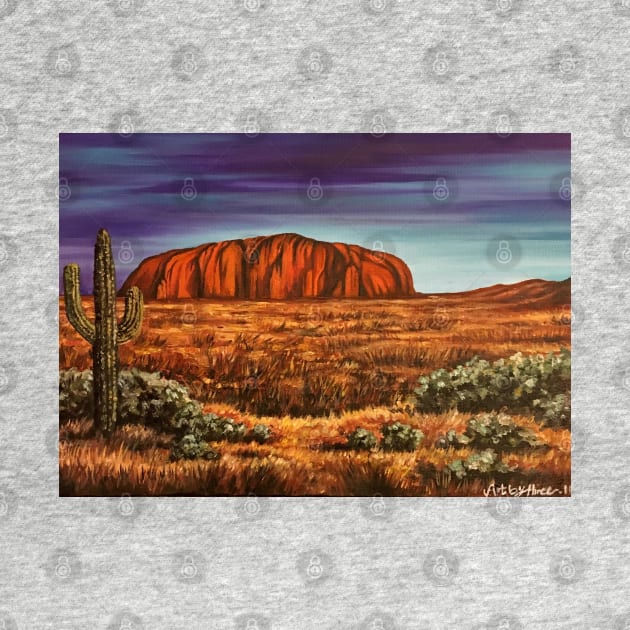 Uluru: Ayres Rock by Artbythree